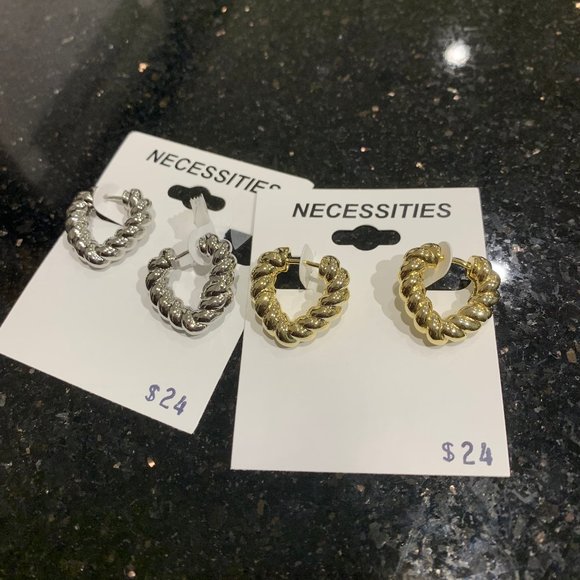 ROPE EARRINGS - Picture 3 of 3